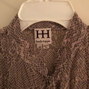 Shear snake print office type shirt